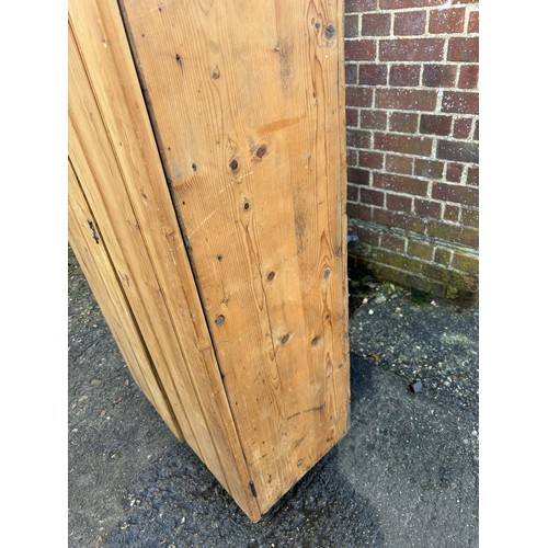 46 - PITCH PINE CUPBOARD
68 X 38 X 140CM