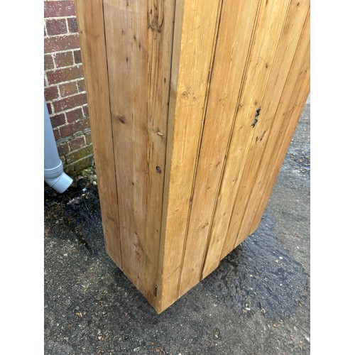 46 - PITCH PINE CUPBOARD
68 X 38 X 140CM