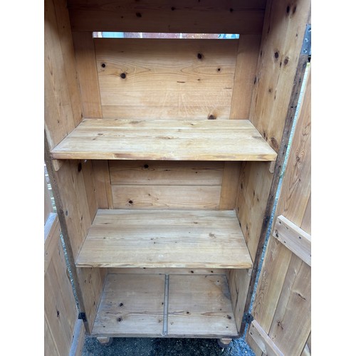 46 - PITCH PINE CUPBOARD
68 X 38 X 140CM