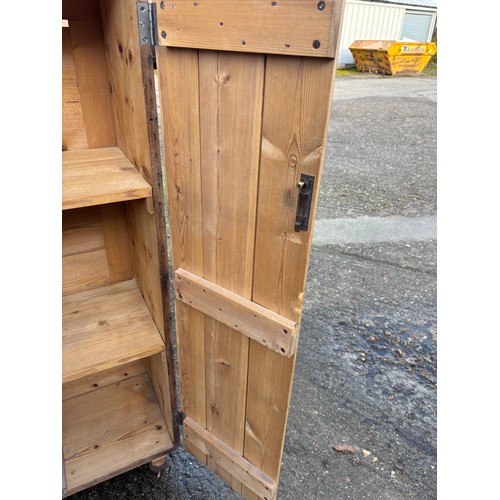 46 - PITCH PINE CUPBOARD
68 X 38 X 140CM