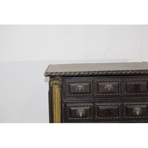 55 - MINIATURE CHEST OF DRAWERS 
47 X 25 X 47CM