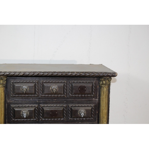 55 - MINIATURE CHEST OF DRAWERS 
47 X 25 X 47CM