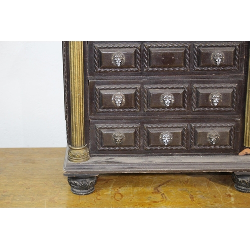 55 - MINIATURE CHEST OF DRAWERS 
47 X 25 X 47CM