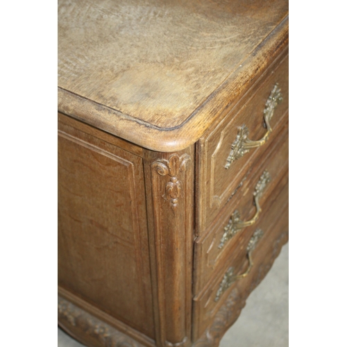 62 - CONTINENTAL ORNATE 3 DRAWER CHEST OF DRAWERS 
80 X 48 X 79CM