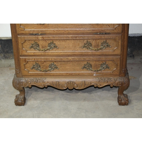 62 - CONTINENTAL ORNATE 3 DRAWER CHEST OF DRAWERS 
80 X 48 X 79CM