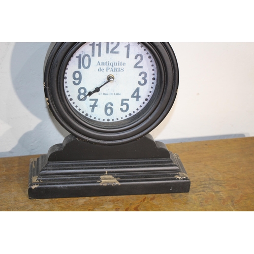 600 - 3 X METAL CLOCKS 
27 X 58CM