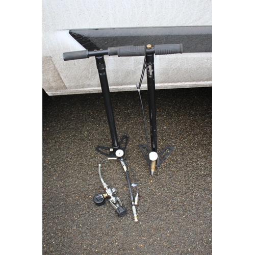 763 - TWO HAND PUMPS FOR AIR RIFLES