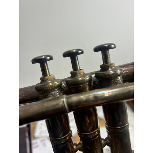 766 - MILITARY STYLE VINTAGE CORNET