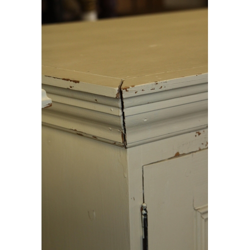 52 - 2 X PAINTED PINE CHILDS WARDROBES 
80 X 55 X 135CM