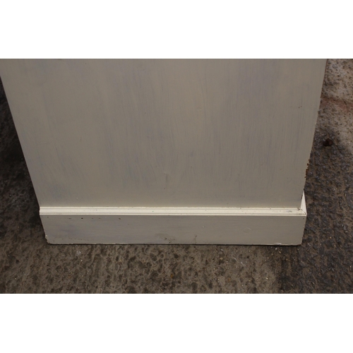 52 - 2 X PAINTED PINE CHILDS WARDROBES 
80 X 55 X 135CM