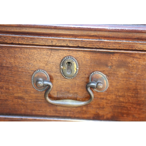 82 - GEORGIAN 2/3 CHEST OF DRAWERS 
112 X 56 X 95CM