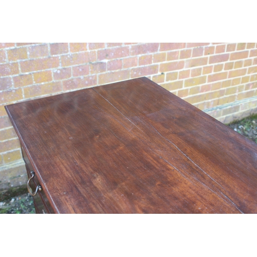 82 - GEORGIAN 2/3 CHEST OF DRAWERS 
112 X 56 X 95CM