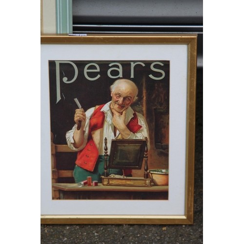 67 - ENO ADVERTISING PRINT AND 2 PEAR PRINTS
35 x 46CM