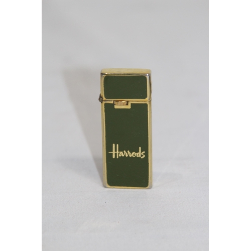 549 - QUANTITY OF VINTAGE TABLE & POCKET LIGHTERS INC ONE FROM HARRODS