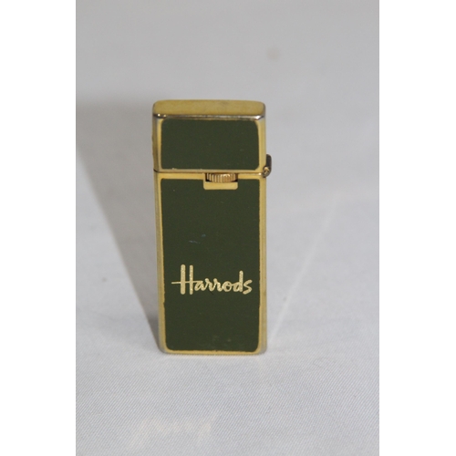 549 - QUANTITY OF VINTAGE TABLE & POCKET LIGHTERS INC ONE FROM HARRODS