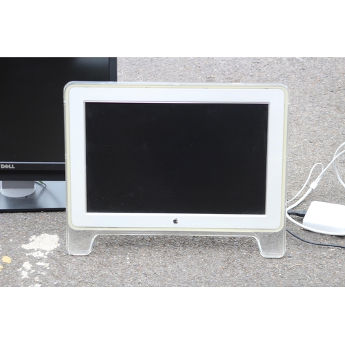 611 - VINTAGE APPLE AND DELL MONITORS