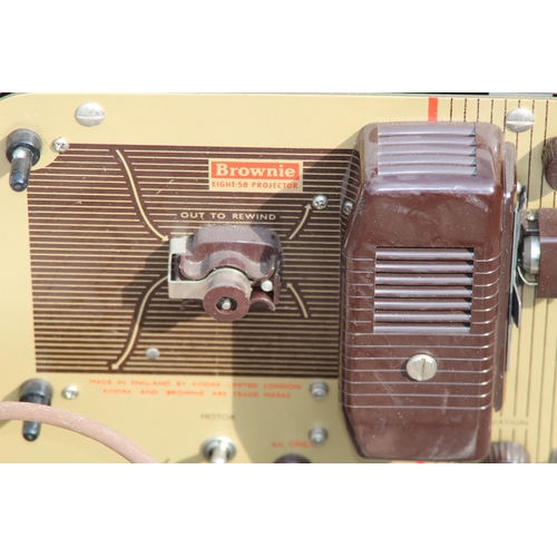 599 - 3 X VINTAGE PROJECTORS - KOPYRITE, PRINZ MAGNON AND KODAD BROWNIE 8MM