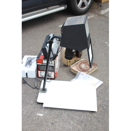 599 - 3 X VINTAGE PROJECTORS - KOPYRITE, PRINZ MAGNON AND KODAD BROWNIE 8MM