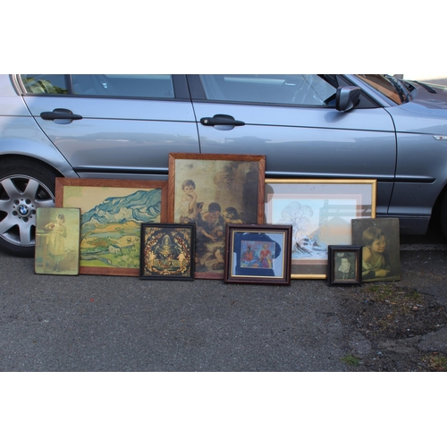 72 - QUANTITY OF PAINTINGS AND PICTURES IN DIFFERING MEDIAS
53 X 72CM