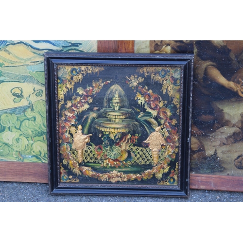 72 - QUANTITY OF PAINTINGS AND PICTURES IN DIFFERING MEDIAS
53 X 72CM