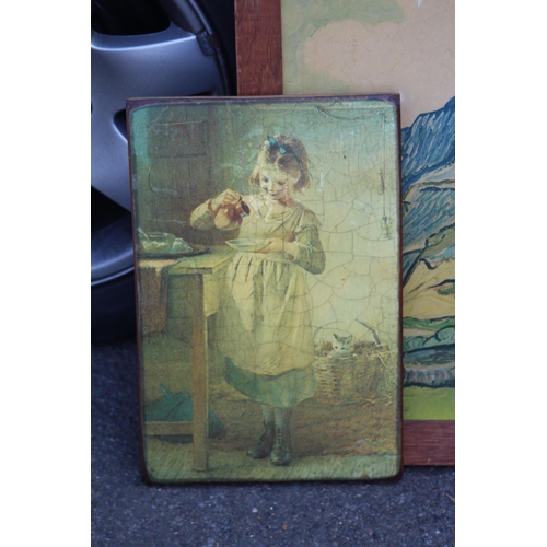 72 - QUANTITY OF PAINTINGS AND PICTURES IN DIFFERING MEDIAS
53 X 72CM