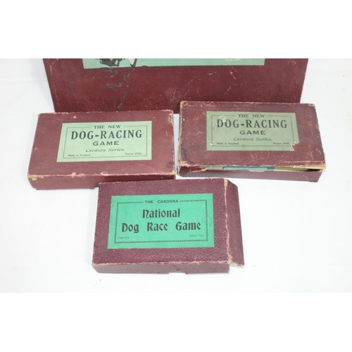 642 - ANTIQUE CARDORA DOG RACING GAME