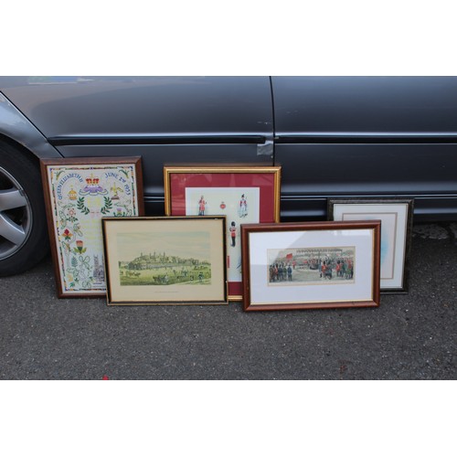 82 - QUANTITY OF MILITARY PRINTS  x5
51 X 33CM