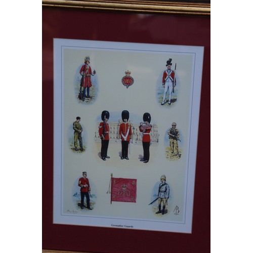 82 - QUANTITY OF MILITARY PRINTS  x5
51 X 33CM