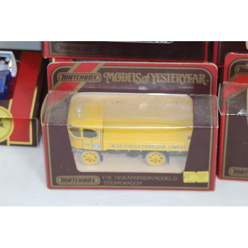726 - 23 BOXED MATCHBOX MODELS OF YESTERYEAR