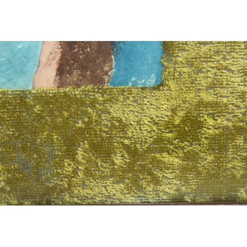 95 - STARE-Y ODD PORTRAIT IN WATERCOLOUR OF BREADED ASIAN MAN 
29 X 24CM