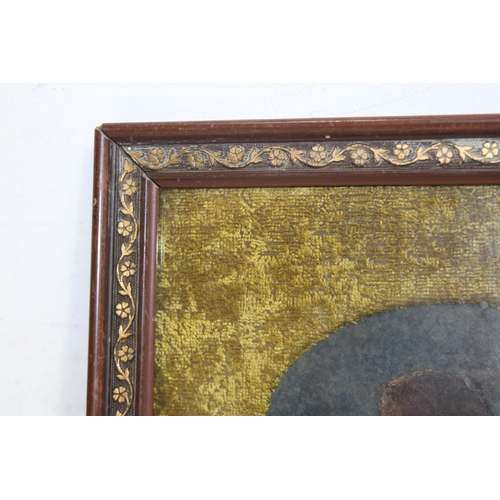 95 - STARE-Y ODD PORTRAIT IN WATERCOLOUR OF BREADED ASIAN MAN 
29 X 24CM