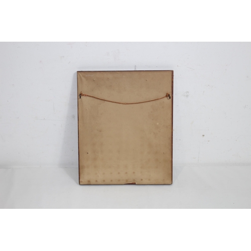 95 - STARE-Y ODD PORTRAIT IN WATERCOLOUR OF BREADED ASIAN MAN 
29 X 24CM