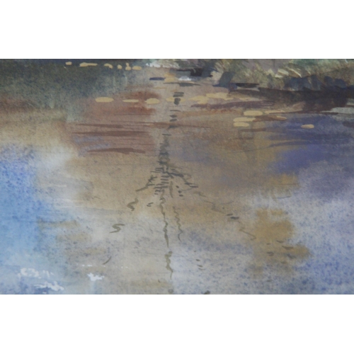 97 - JOY BRAND 1993 WATERCOLOUR OF BASINGSTOKE CANAL 
30 X 23CM