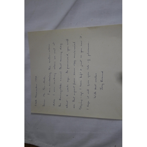 97 - JOY BRAND 1993 WATERCOLOUR OF BASINGSTOKE CANAL 
30 X 23CM