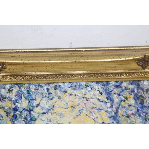 110 - SIGNED JUNE LOCKHART OIL ON BOARD 
24 X 19CM