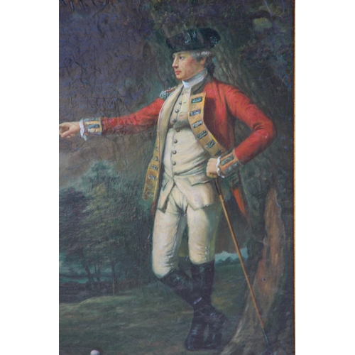 114 - ORNATELY FRAMED PICTURE ON BOARD