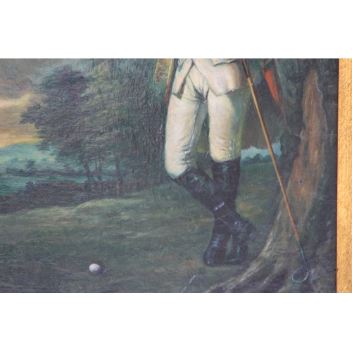 114 - ORNATELY FRAMED PICTURE ON BOARD