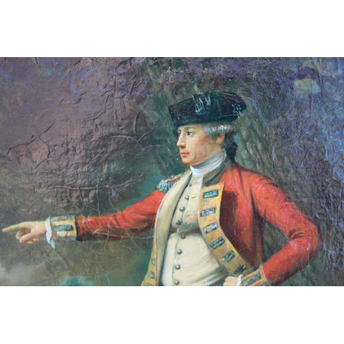 114 - ORNATELY FRAMED PICTURE ON BOARD