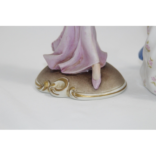 530 - ROYAL DOULTON FIGURINE ALISON AND ONE OTHER
22CM