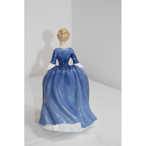 530 - ROYAL DOULTON FIGURINE ALISON AND ONE OTHER
22CM