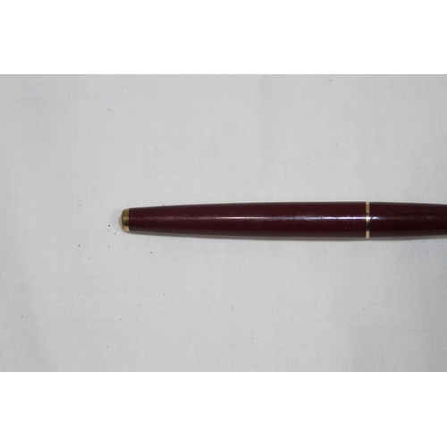 568 - CASED VINTAGE PARKER PEN SET 1/10TH 12CT GOLD WITH PAPERWORK AND ANOTHER SIMILAR PARKER FOUNTAIN PEN