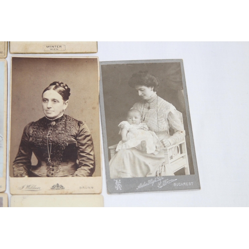 569 - COLLECTION OF 19TH CENTURY STUDIO PHOTOGRAPHS FROM TORONTO CANADA, BUCHAREST HUNGARY AND KINGS LYNN,... 
