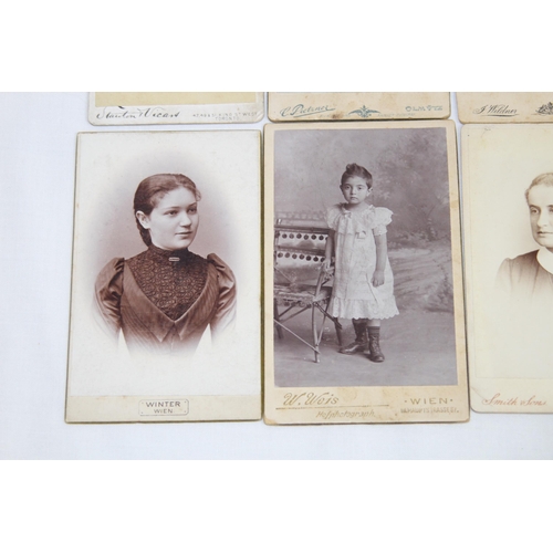 569 - COLLECTION OF 19TH CENTURY STUDIO PHOTOGRAPHS FROM TORONTO CANADA, BUCHAREST HUNGARY AND KINGS LYNN,... 