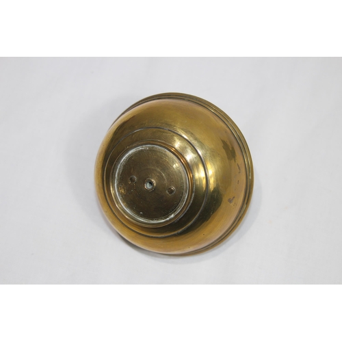 578 - TWO EASTERN BRASS INCENSE BOWLS 
11 X 11CM