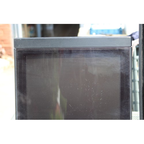 624 - TWO VINTAGE BANG AND OLUFSEN BEOVISION MX 1500 AND MX 3500 TELEVISIONS AND REMOTES
