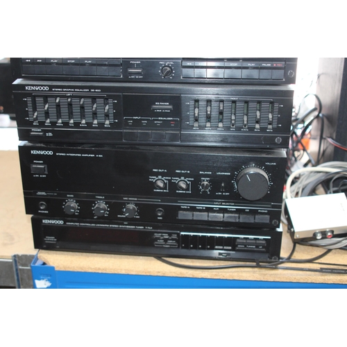 607 - KENWOOD HIFI STACK SYSTEM