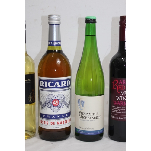 634 - 8 BOTTLES OF VARIOUS WINE