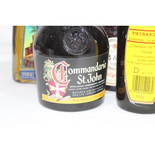 640 - QUANTITY OF VARIOUS LIQUEURS X 10