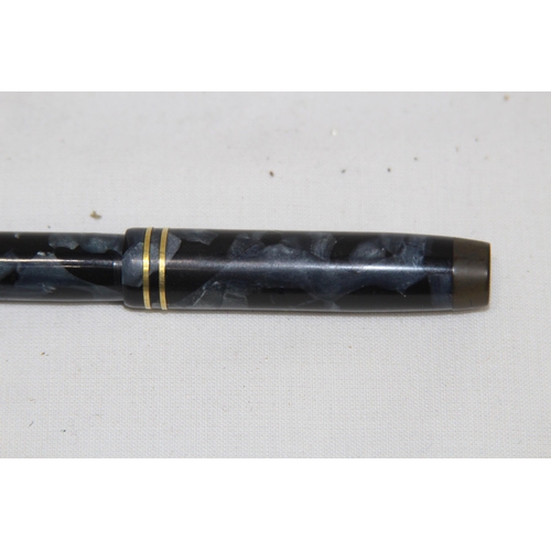 583 - TWO 14CT GOLD NIB CONWAY STEWART FOUNTAIN PENS