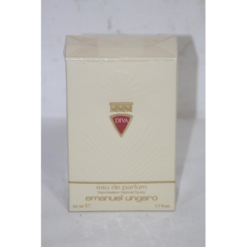 585 - TWO SEALED BOTTLES OF EMANUEL UNGARO DIVA PERFUMES